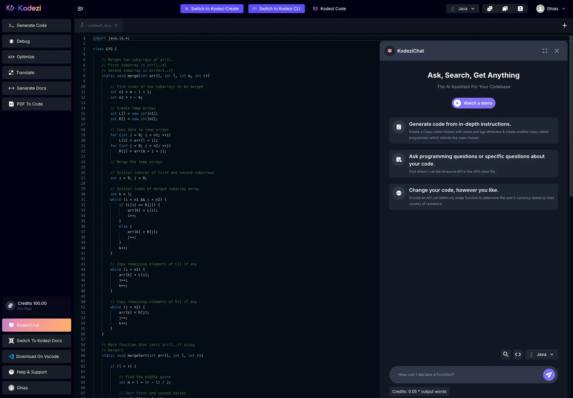 Kodezi screenshot 3